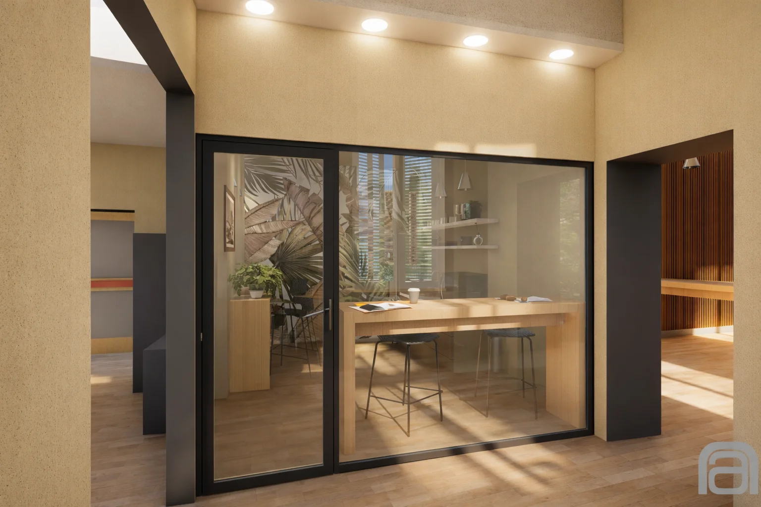 Bank executive offices, Milan — project view 1