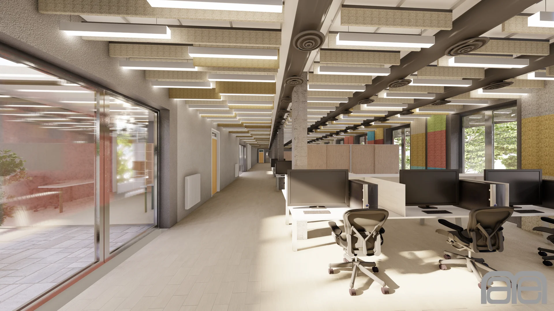 Cà Granda: AN ORGANISED, LEGIBLE OPEN-PLAN SPACE